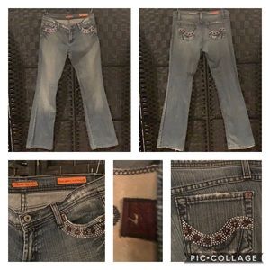 Plastic By Gly Boot Cut Jeans